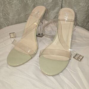 Transparent Strap Heels
